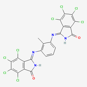 molecular formula C23H8Cl8N4O2 B3370701 C.I. Pigment Yellow 109 CAS No. 5045-40-9