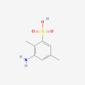 molecular formula C8H11NO3S B3370713 3-Amino-2,5-dimethylbenzene-1-sulfonic acid CAS No. 50619-01-7