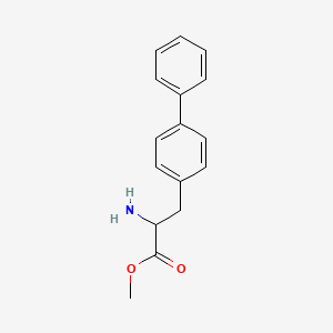 molecular formula C16H17NO2 B3370737 Methyl 3-([1,1'-biphenyl]-4-yl)-2-aminopropanoate CAS No. 515158-71-1