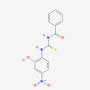 N-[(2-hydroxy-4-nitrophenyl)carbamothioyl]benzamide