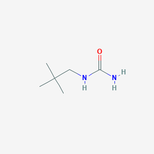 molecular formula C6H14N2O B3370786 (2,2-二甲基丙基)脲 CAS No. 53286-11-6