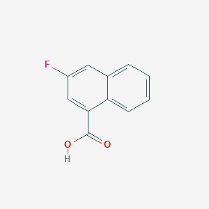 molecular formula C11H7FO2 B3370921 3-Fluoronaphthalene-1-carboxylic acid CAS No. 575-07-5