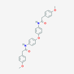 molecular formula C30H28N2O5 B337093 N,N'-[oxybis(4,1-phenylene)]bis[2-(4-methoxyphenyl)acetamide] 