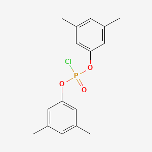 molecular formula C16H18ClO3P B3370931 Bis(3,5-dimethylphenyl) phosphorochloridate CAS No. 58377-73-4