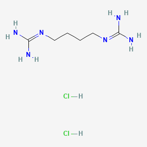 molecular formula C6H18Cl2N6 B3370935 N,N'''-1,4-Butanediylbisguanidine dihydrochloride CAS No. 58585-47-0