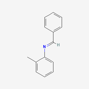 molecular formula C14H13N B3370949 N-Benzylidene-o-toluidine CAS No. 5877-55-4