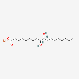 molecular formula C18H35LiO4 B3371004 Lithium 9,10-dihydroxyoctadecanoate CAS No. 60154-91-8