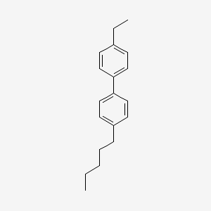 molecular formula C19H24 B3371125 4-Ethyl-4'-pentyl-1,1'-biphenyl CAS No. 63295-08-9