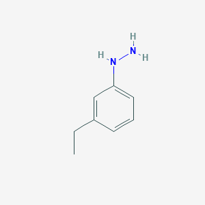 molecular formula C8H12N2 B3371165 (3-Ethylphenyl)hydrazine CAS No. 63693-64-1