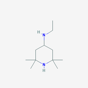 molecular formula C11H24N2 B3371181 Ethyl-(2,2,6,6-tetramethyl-piperidin-4-YL)-amine CAS No. 63738-29-4