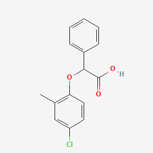 B3371194 2-(4-Chloro-2-methylphenoxy)-2-phenylacetic acid CAS No. 63891-99-6