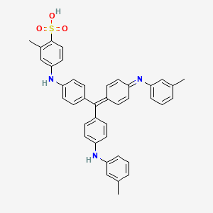 molecular formula C40H35N3O3S B3371211 C.I. 颜料蓝 56 CAS No. 6417-46-5