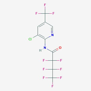 N-[3-chloro-5-(trifluoromethyl)-2-pyridinyl]-2,2,3,3,4,4,4-heptafluorobutanamide