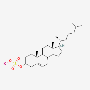 molecular formula C27H45KO4S B3371272 Cholesteryl sulfate potassium salt CAS No. 6614-96-6