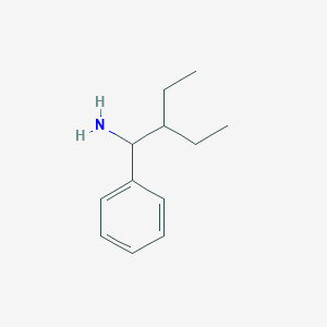 molecular formula C12H19N B3371309 (1-氨基-2-乙基丁基)苯 CAS No. 6668-28-6