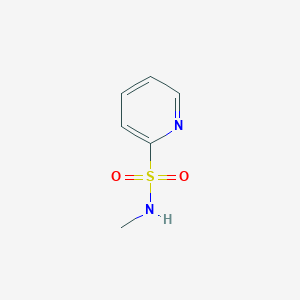molecular formula C6H8N2O2S B3371314 Pyridine-2-sulfonic acid methylamide CAS No. 66715-66-0