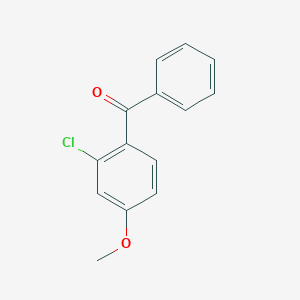 molecular formula C14H11ClO2 B3371338 (2-Chloro-4-methoxyphenyl)(phenyl)methanone CAS No. 67601-27-8