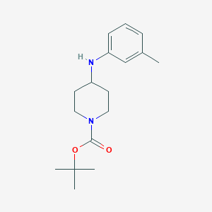 molecular formula C17H26N2O2 B3371347 Tert-butyl 4-[(3-methylphenyl)amino]piperidine-1-carboxylate CAS No. 679409-60-0