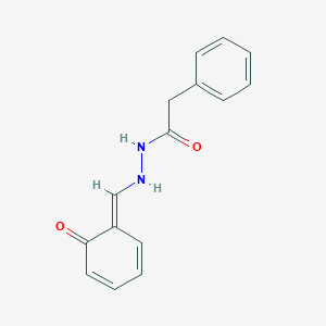 molecular formula C15H14N2O2 B337136 N'-[(E)-(6-oxocyclohexa-2,4-dien-1-ylidene)methyl]-2-phenylacetohydrazide 
