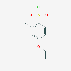 molecular formula C9H11ClO3S B3371399 4-Ethoxy-2-methylbenzene-1-sulfonyl chloride CAS No. 68978-28-9