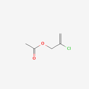 molecular formula C5H7ClO2 B3371410 2-Chloro-2-propenyl acetate CAS No. 692-72-8