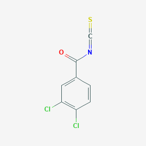 molecular formula C8H3Cl2NOS B3371418 3,4-二氯苯甲酰异硫氰酸酯 CAS No. 6954-85-4