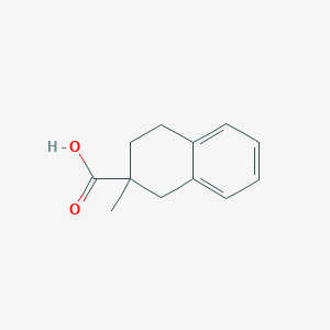 molecular formula C12H14O2 B3371463 2-Methyl-1,2,3,4-tetrahydronaphthalene-2-carboxylic acid CAS No. 70335-56-7