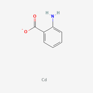 molecular formula C7H6CdNO2- B3371477 2-aminobenzoate;cadmium CAS No. 7058-55-1