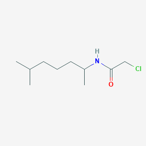 molecular formula C10H20ClNO B3371490 2-氯-N-(6-甲基庚烷-2-基)乙酰胺 CAS No. 71172-80-0