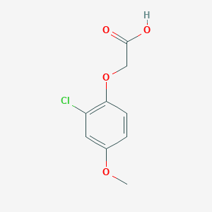 molecular formula C9H9ClO4 B3371496 (2-Chloro-4-methoxy-phenoxy)-acetic acid CAS No. 714250-83-6