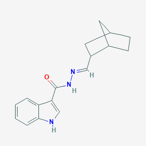 molecular formula C17H19N3O B337150 N'-(bicyclo[2.2.1]hept-2-ylmethylene)-1H-indole-3-carbohydrazide 