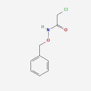 molecular formula C9H10ClNO2 B3371560 N-(benzyloxy)-2-chloroacetamide CAS No. 7335-39-9