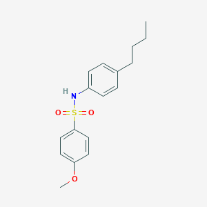 molecular formula C17H21NO3S B337160 N-(4-butylphenyl)-4-methoxybenzenesulfonamide 