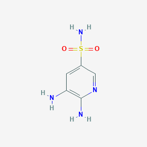 molecular formula C5H8N4O2S B3371606 5,6-Diaminopyridine-3-sulfonamide CAS No. 742663-32-7