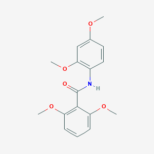 molecular formula C17H19NO5 B337162 N-(2,4-dimethoxyphenyl)-2,6-dimethoxybenzamide 