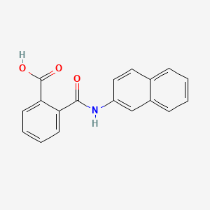 molecular formula C18H13NO3 B3371624 2-((2-Naphthylamino)carbonyl)benzoic acid CAS No. 7554-84-9