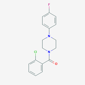 molecular formula C17H16ClFN2O B337164 1-(2-Chlorobenzoyl)-4-(4-fluorophenyl)piperazine 