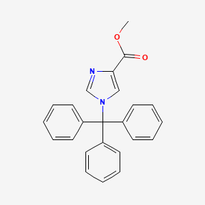 molecular formula C24H20N2O2 B3371656 methyl 1-trityl-1H-imidazole-4-carboxylate CAS No. 76074-88-9