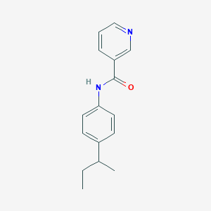 molecular formula C16H18N2O B337167 N-(4-sec-butylphenyl)nicotinamide 