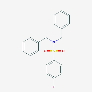 molecular formula C20H18FNO2S B337169 N,N-Dibenzyl-4-fluorobenzenesulfonamide 
