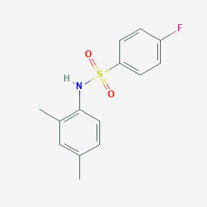 molecular formula C14H14FNO2S B337170 N-(2,4-dimethylphenyl)-4-fluorobenzenesulfonamide 