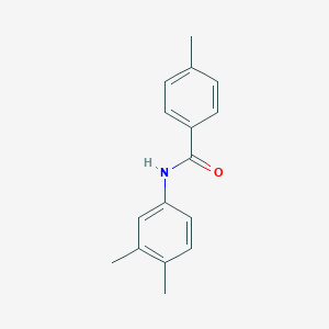 molecular formula C16H17NO B337171 N-(3,4-dimethylphenyl)-4-methylbenzamide 