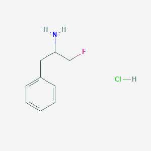 molecular formula C9H13ClFN B3371716 1-Fluoro-3-phenyl-2-propylamine Hydrochloride CAS No. 77184-98-6