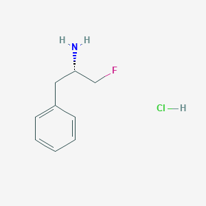 molecular formula C9H13ClFN B3371721 (S)-1-Fluoro-3-phenyl-2-propylamine Hydrochloride CAS No. 77210-51-6