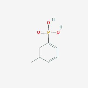 molecular formula C7H9O3P B3371729 Phosphonic acid, (3-methylphenyl)- CAS No. 77918-48-0