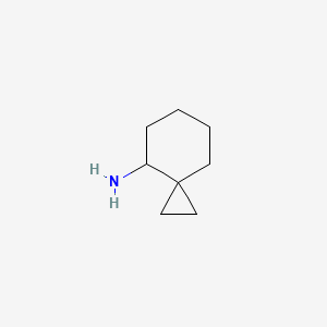 molecular formula C8H15N B3371749 Spiro[2.5]oct-4-ylamine CAS No. 78293-96-6