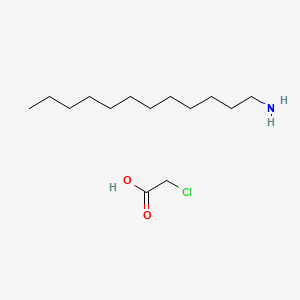 molecular formula C14H30ClNO2 B3371754 Dodecylammonium chloracetate CAS No. 78961-20-3