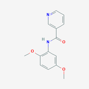 molecular formula C14H14N2O3 B337179 N-(2,5-dimethoxyphenyl)pyridine-3-carboxamide 