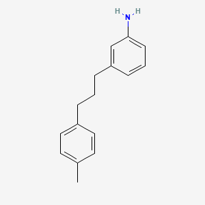molecular formula C16H19N B3371816 3-[3-(4-Methylphenyl)propyl]aniline CAS No. 80861-12-7