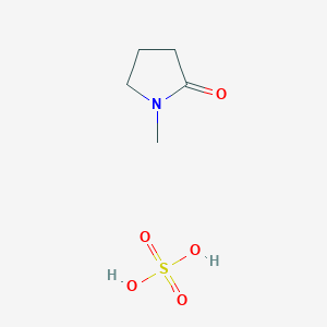 molecular formula C5H11NO5S B3371829 1-Methylpyrrolidin-2-one sulfate CAS No. 80997-96-2